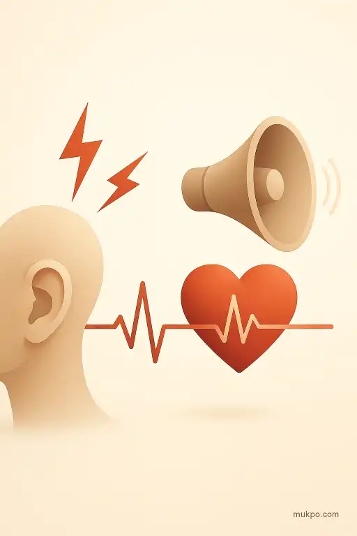 Why your pulse jumps for a heartbeat after an unexpected sound