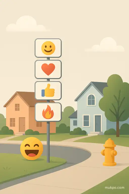A neighborhood that replaced street names with emoji for a month