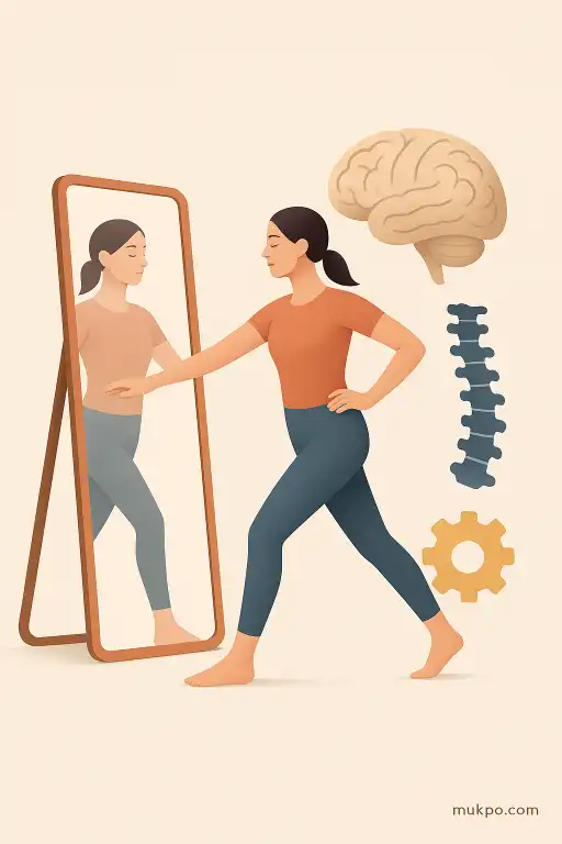 How brief mirror practice changes the way you move