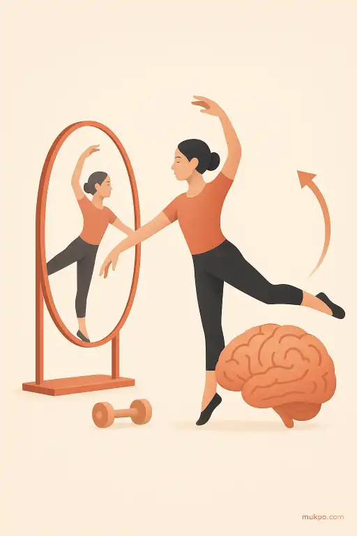 How brief mirror practice changes the way you move