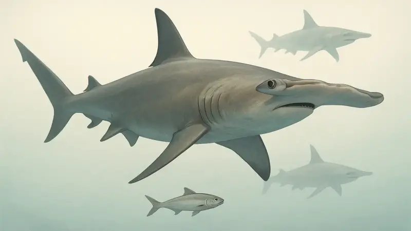 How hammerhead sharks use a wide head to scan for prey