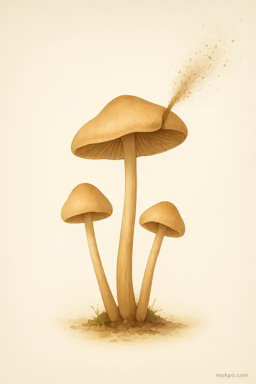 How some fungi collapse their caps to launch spores like tiny cannons