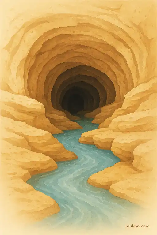 How subterranean rivers hollow out caves through chemical weathering