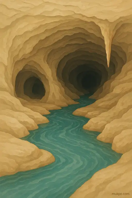How subterranean rivers hollow out caves through chemical weathering