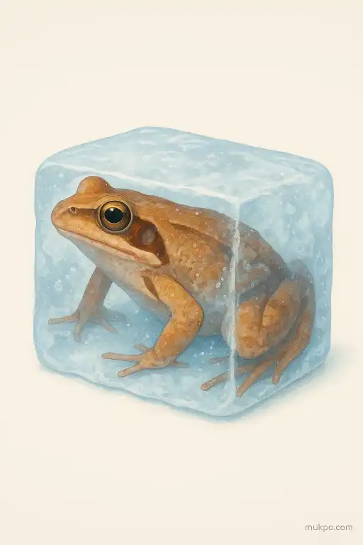 How wood frogs survive freezing solid
