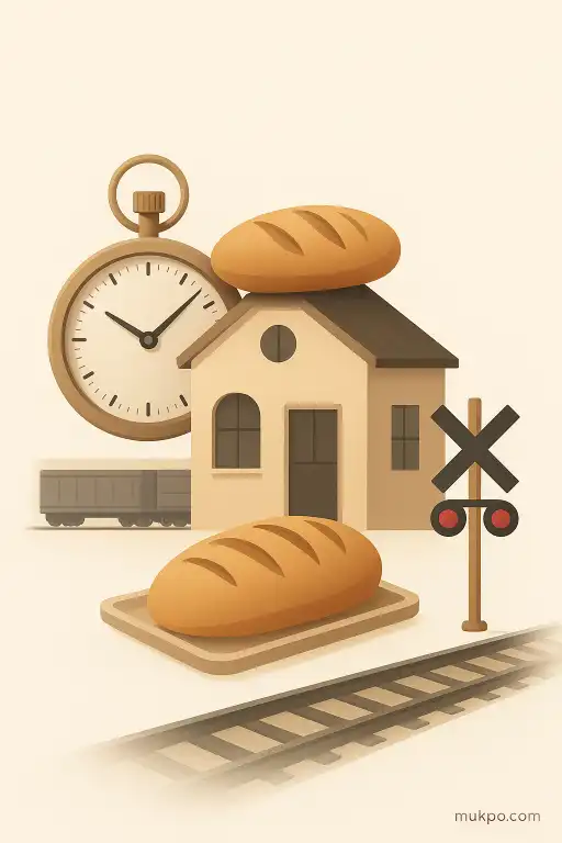 The bakery that times its loaves to the passing freight trains