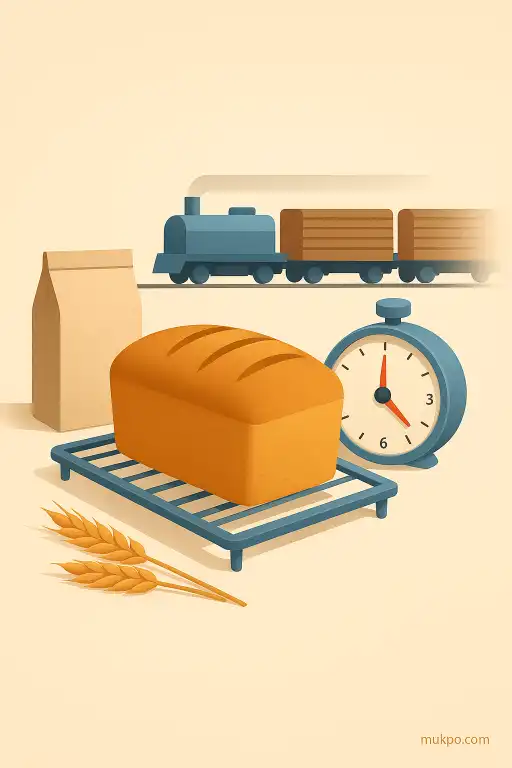 The bakery that times its loaves to the passing freight trains