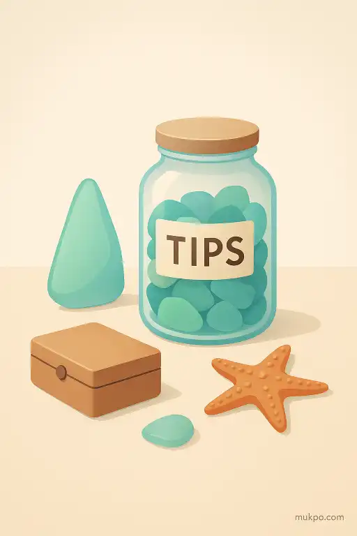 The bar where tips were paid in rare sea glass found at low tide