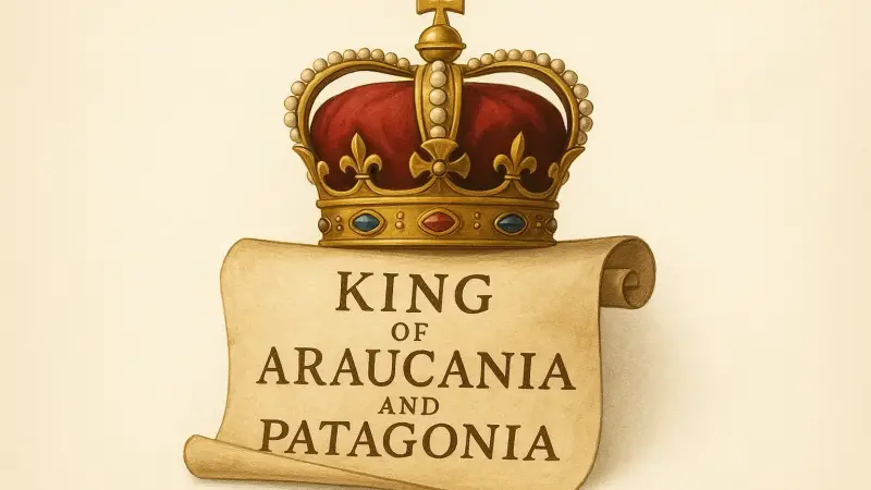 The French adventurer who declared himself king of Araucania and Patagonia in the 1860s