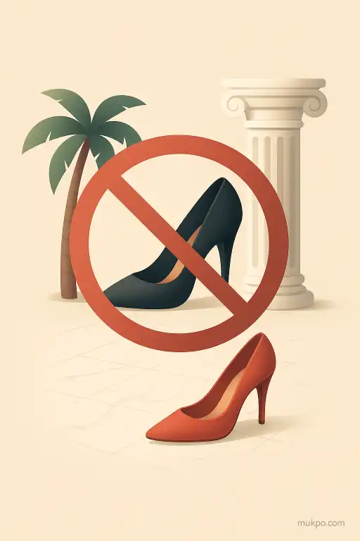 The island that outlawed high heels to protect marble floors