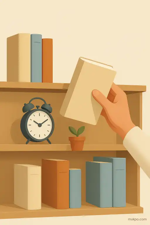 The library shelf that adds new titles while no one is looking