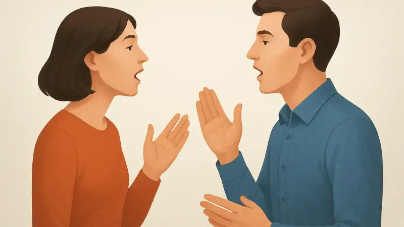 The pause when two people start talking at once and who yields