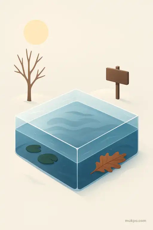 The pond that freezes into perfectly clear glass overnight every winter