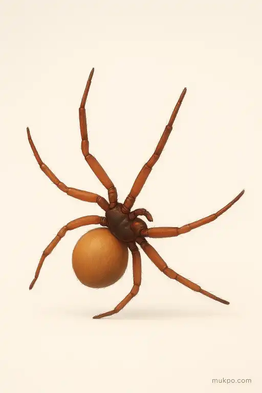 The spider that cartwheels to flee danger