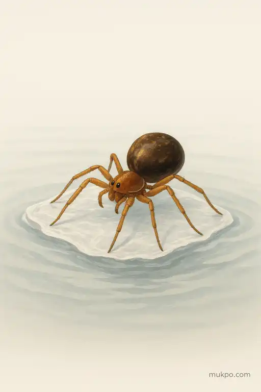 The spider that sails on silk rafts to cross oceans