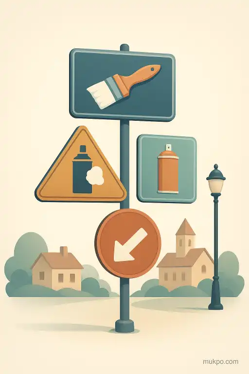 The town where every street sign is painted by a stranger overnight