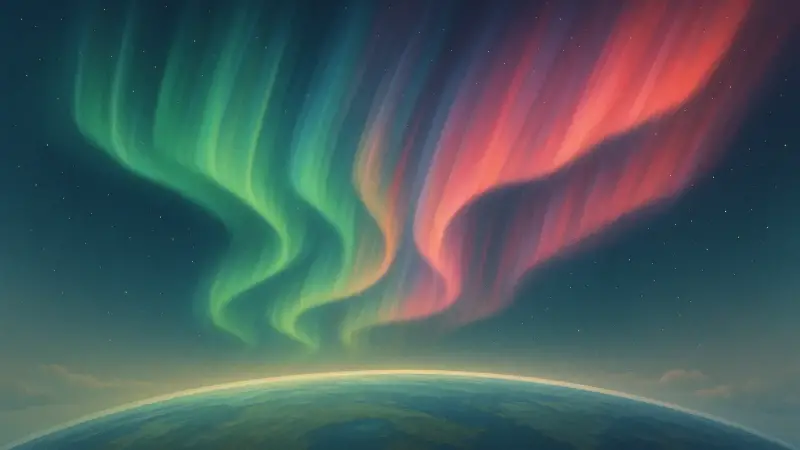 What aurora colors reveal about collisions in Earth’s upper atmosphere
