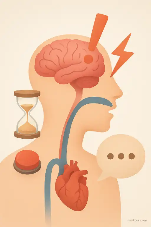 What happens in your body in the seconds before you speak up