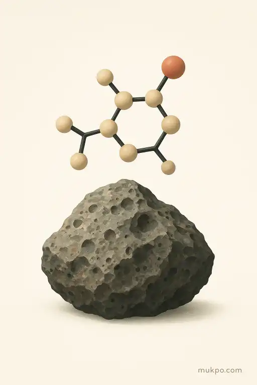 What organic molecules in a meteorite reveal about early solar chemistry