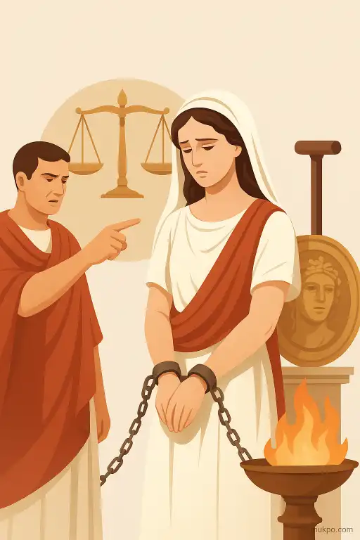 When ancient Rome’s Vestal Virgins faced scandal, trial, and ritual punishment