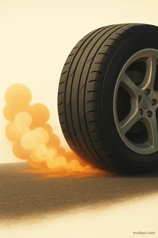 Why car tires squeal on hot asphalt from rubber chemistry