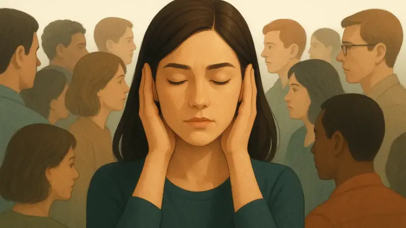 Why crowded silence can feel louder than noise
