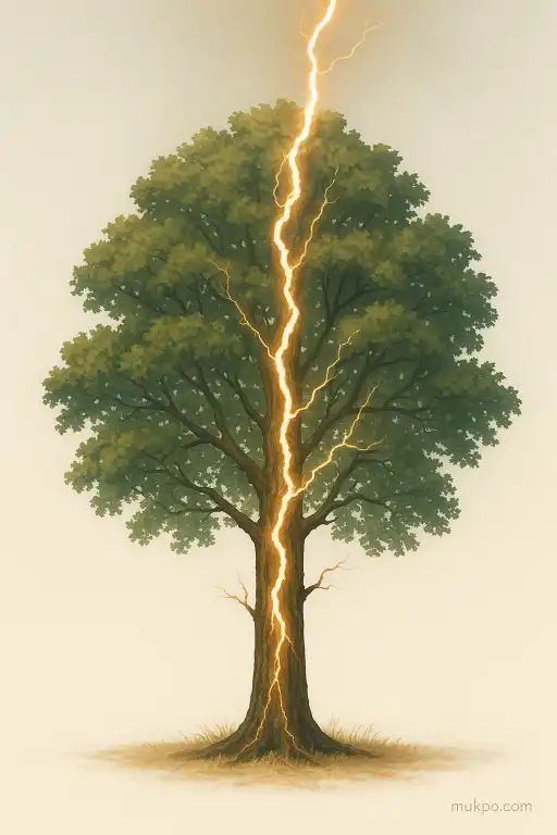 Why lightning sometimes strikes the same tree dozens of times