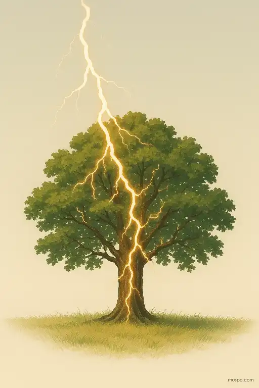 Why lightning sometimes strikes the same tree dozens of times