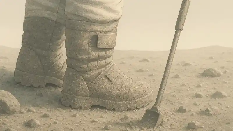 Why lunar dust clings to boots and instruments