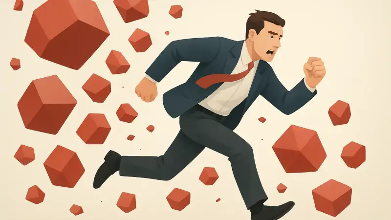 Why rushing makes tiny problems feel catastrophic