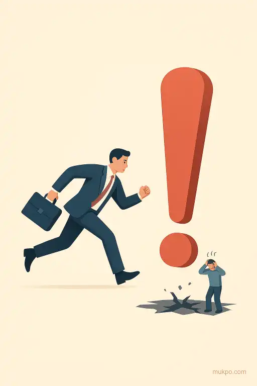 Why rushing makes tiny problems feel catastrophic