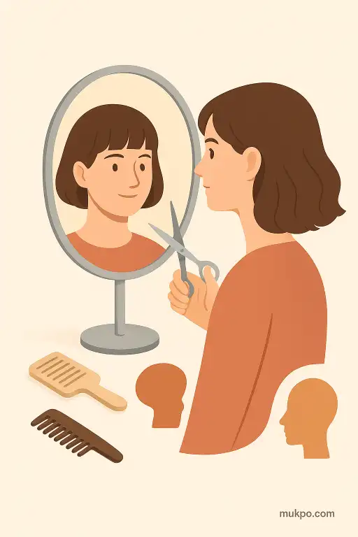 Why the face in the mirror can look like a different person after a haircut