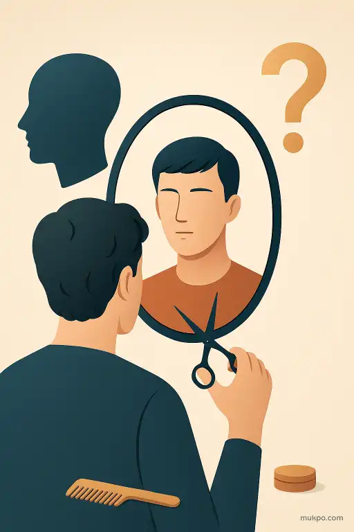 Why the face in the mirror can look like a different person after a haircut