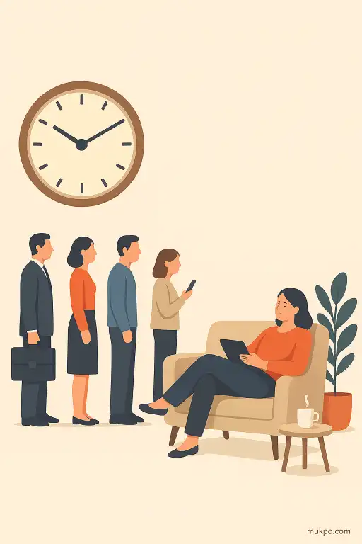 Why waiting in line feels longer than the same wait at home