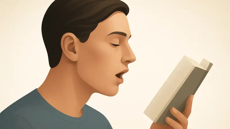 Why your mouth moves when you read silently