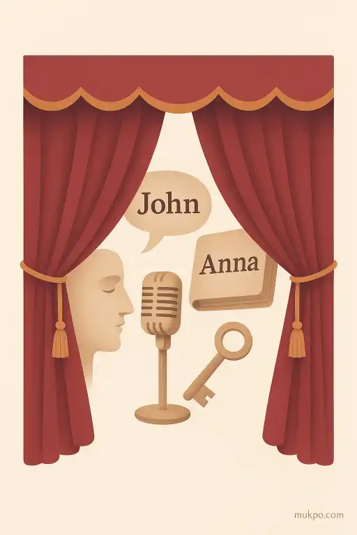 How a vaudeville theater’s curtains seem to remember the names whispered into them