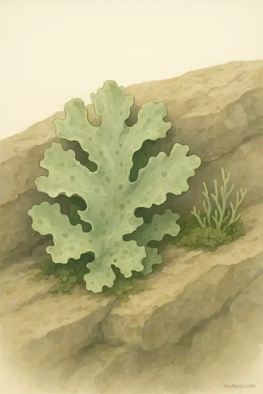 How lichens mine rock faces with living acids