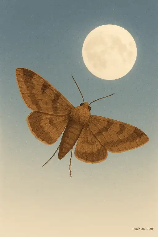 How nocturnal moths navigate moonlit landscapes