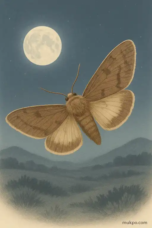 How nocturnal moths navigate moonlit landscapes