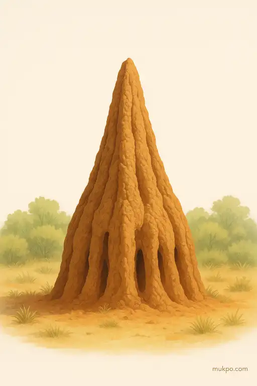 How termite mounds regulate temperature with clever architecture
