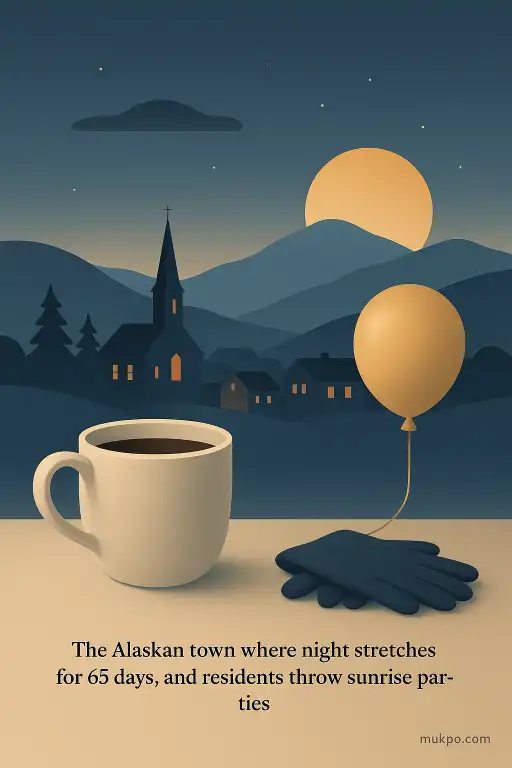 The Alaskan town where night stretches for 65 days and residents throw sunrise parties