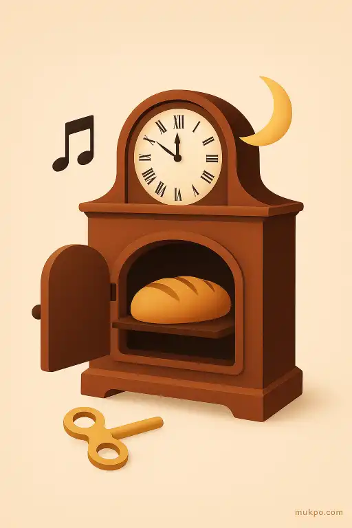The bakery oven that chimes at midnight with an impossible melody