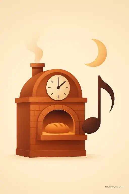 The bakery oven that chimes at midnight with an impossible melody