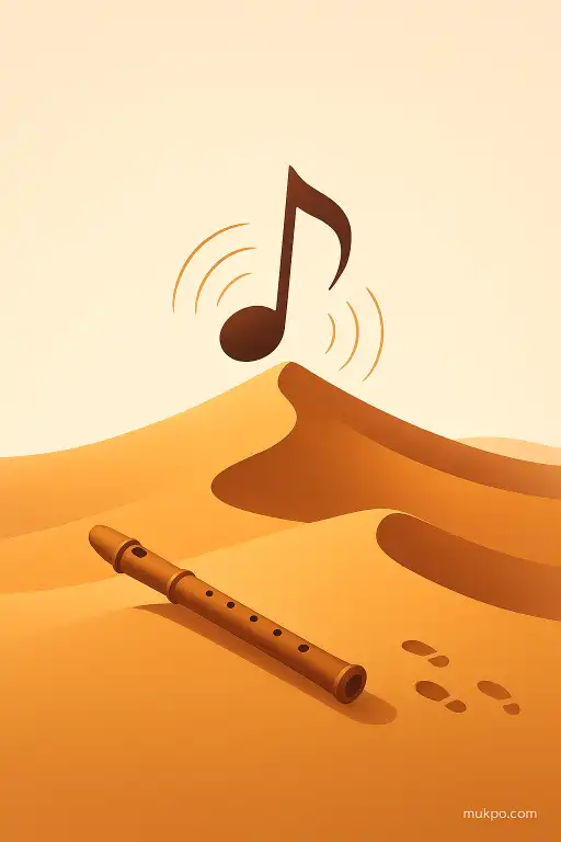 The desert dunes that sing when you walk on them