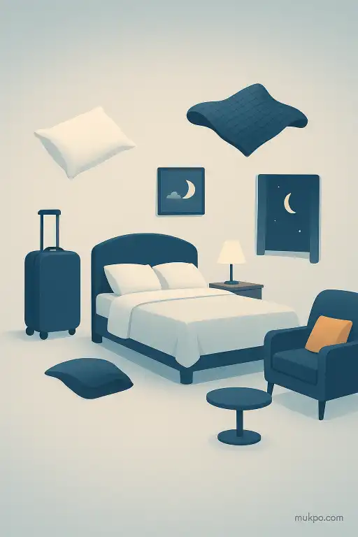 The hotel room guests say rearranges itself at night