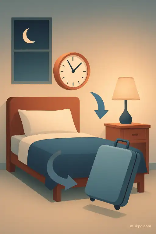 The hotel room guests say rearranges itself at night