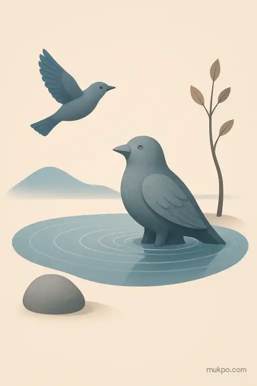 The lake that turns birds into stone