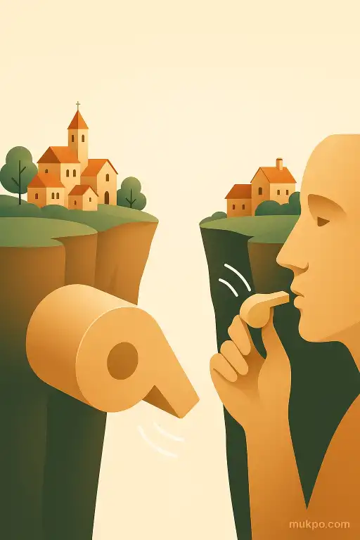 The village where people speak in whistles across the gorge