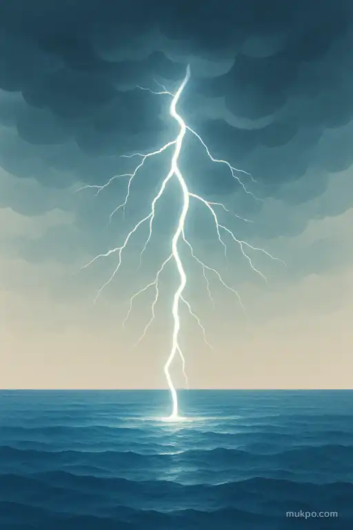What makes lightning behave differently over oceans and mountains