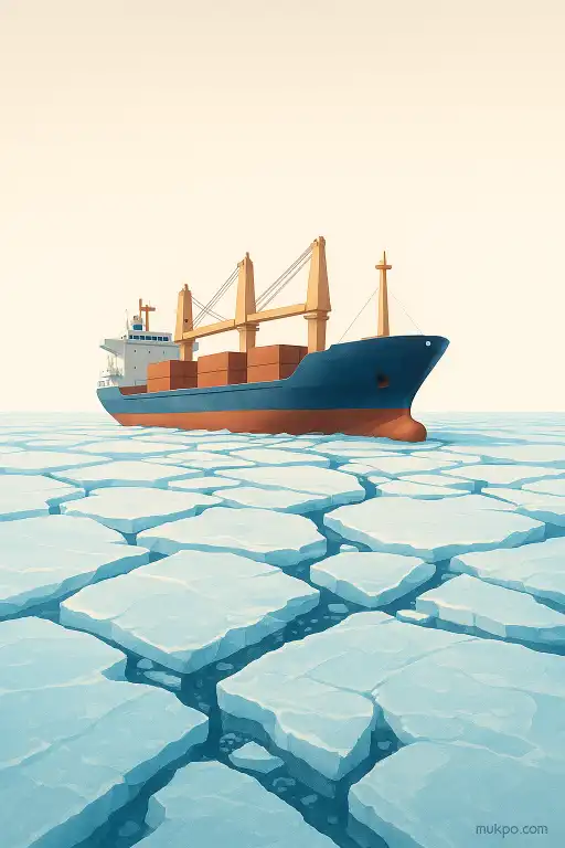 When an entire harbor froze solid and the climate mechanics that caused it